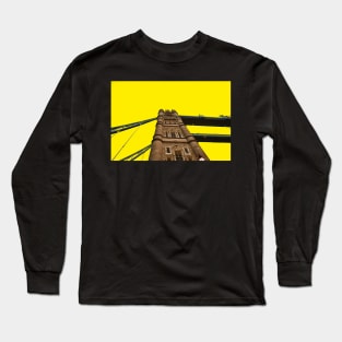 Tower Bridge - Yellow Long Sleeve T-Shirt